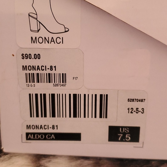 Aldo Open toe heeled bootie - Picture 6 of 7